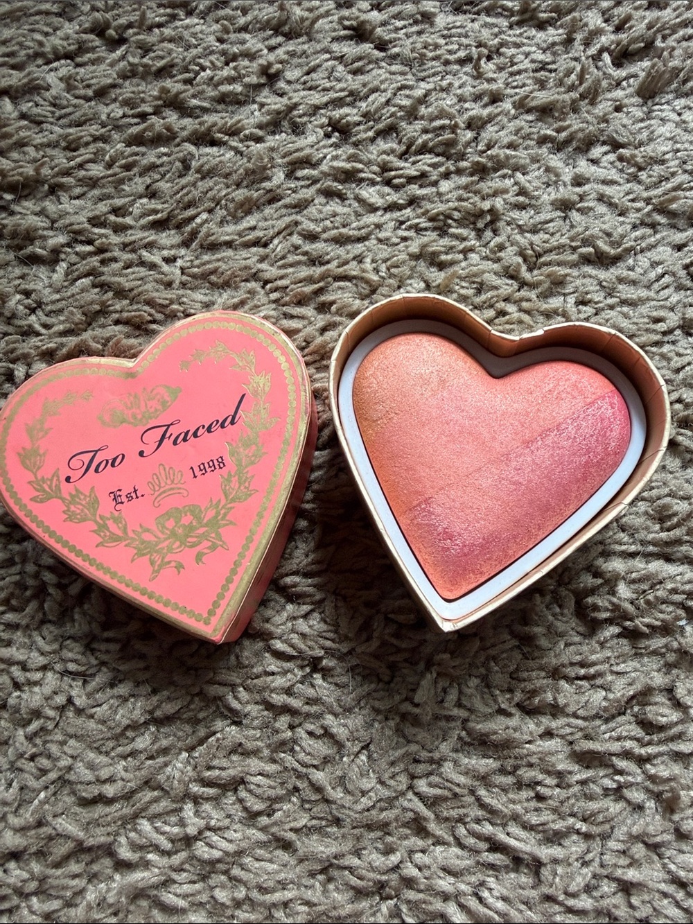 Too faced sweethearts perfect flush blush sparkling Bellini